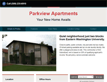 Tablet Screenshot of parkviewcheney.com